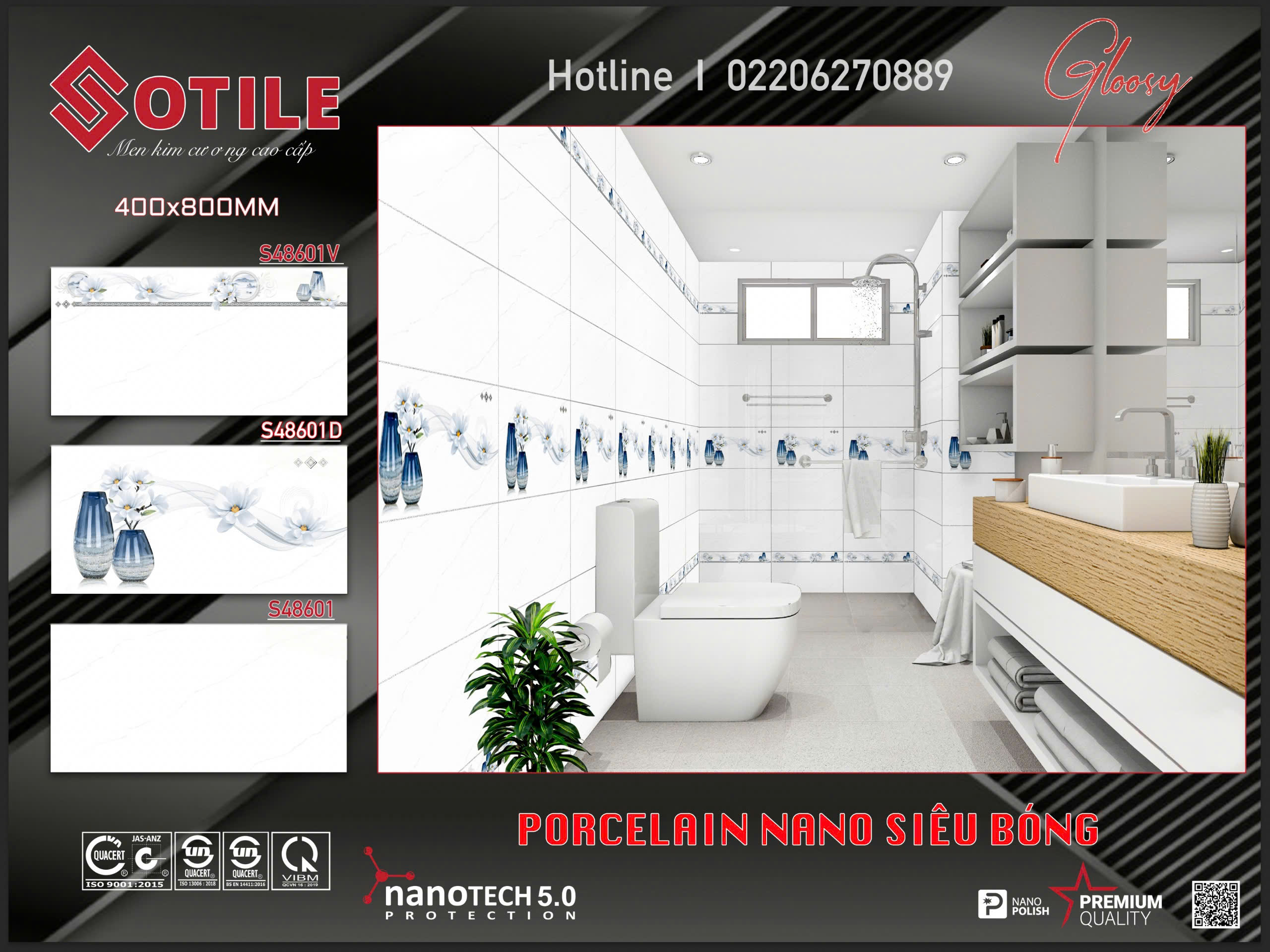 Gạch Lát Nền Granite 80x80 Vân Đá Cẩm Thạch Cao Cấp - Mã TH-007