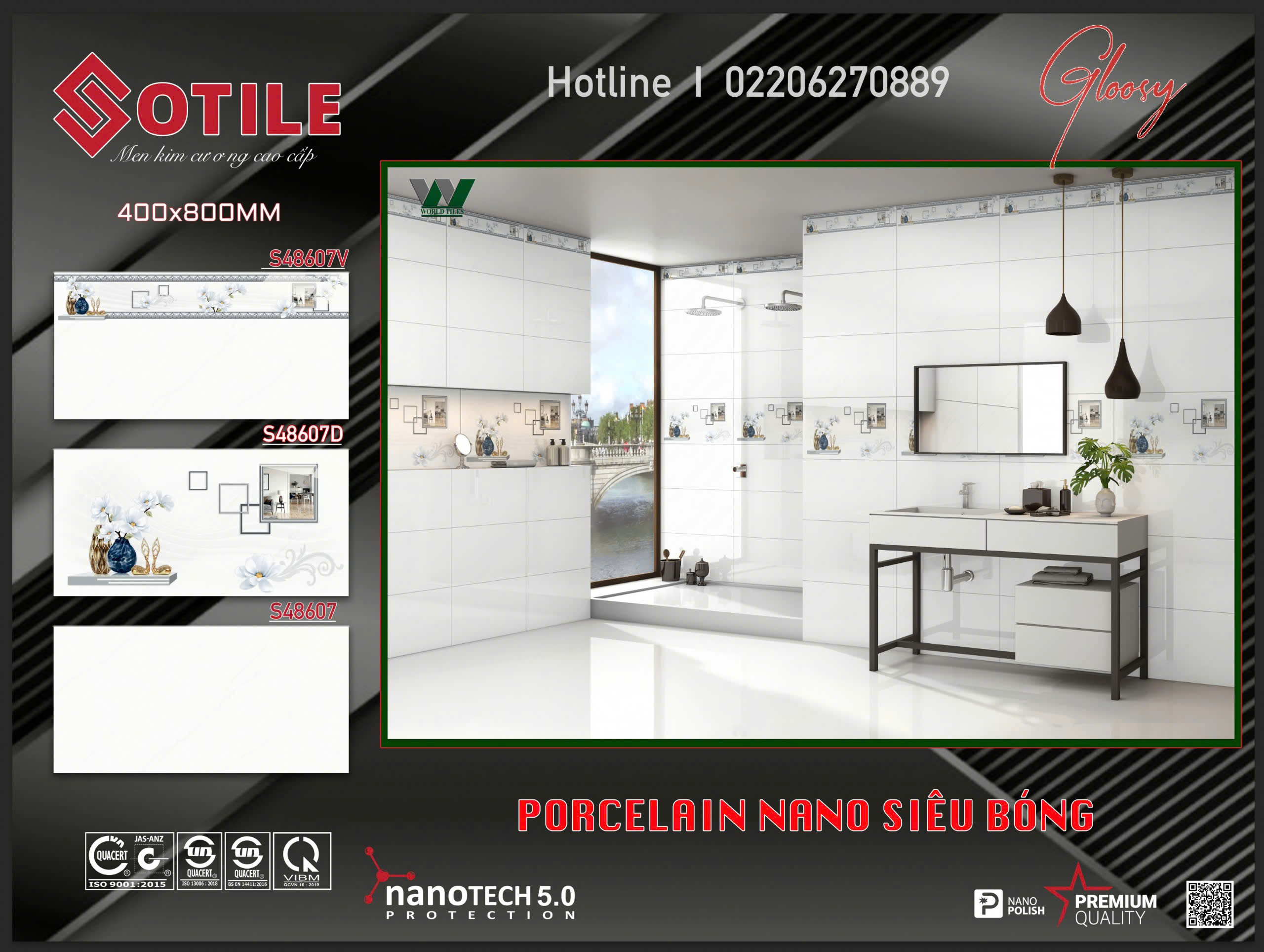Gạch Lát Nền Granite 80x80 Vân Đá Cẩm Thạch Cao Cấp - Mã TH-013