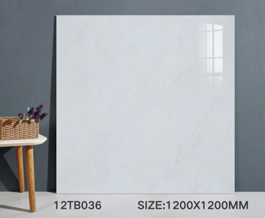 Gạch Lát Nền Khổ Lớn 120x120 Vân Đá Cẩm Thạch Cao Cấp - Mã 12TB036