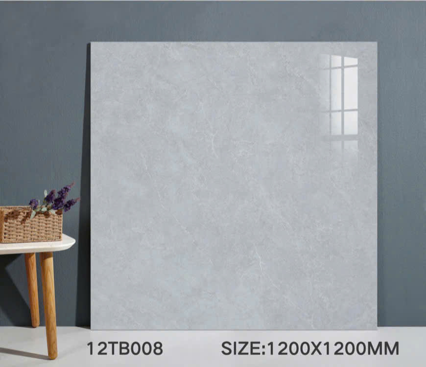 Gạch Lát Nền Khổ Lớn 120x120 Vân Đá Cẩm Thạch Cao Cấp - Mã 12TB008